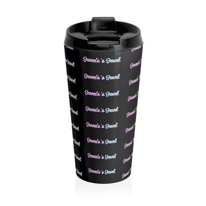 Jovee's Priceless Jewel Personalized Stainless Steel Travel Mug (Black) - Perfect Gift for Coffee Lovers