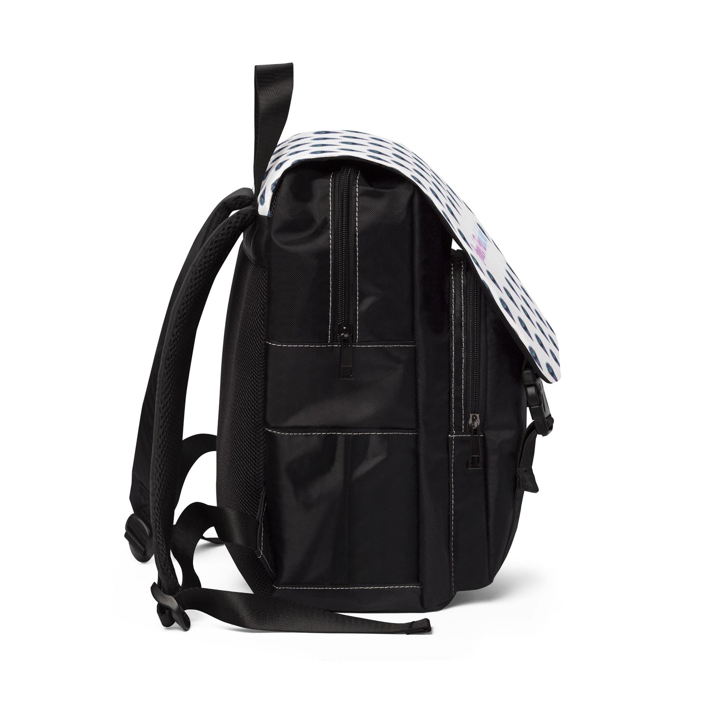 Jovee's Priceless Jewel Unisex Casual Shoulder Backpack (White)