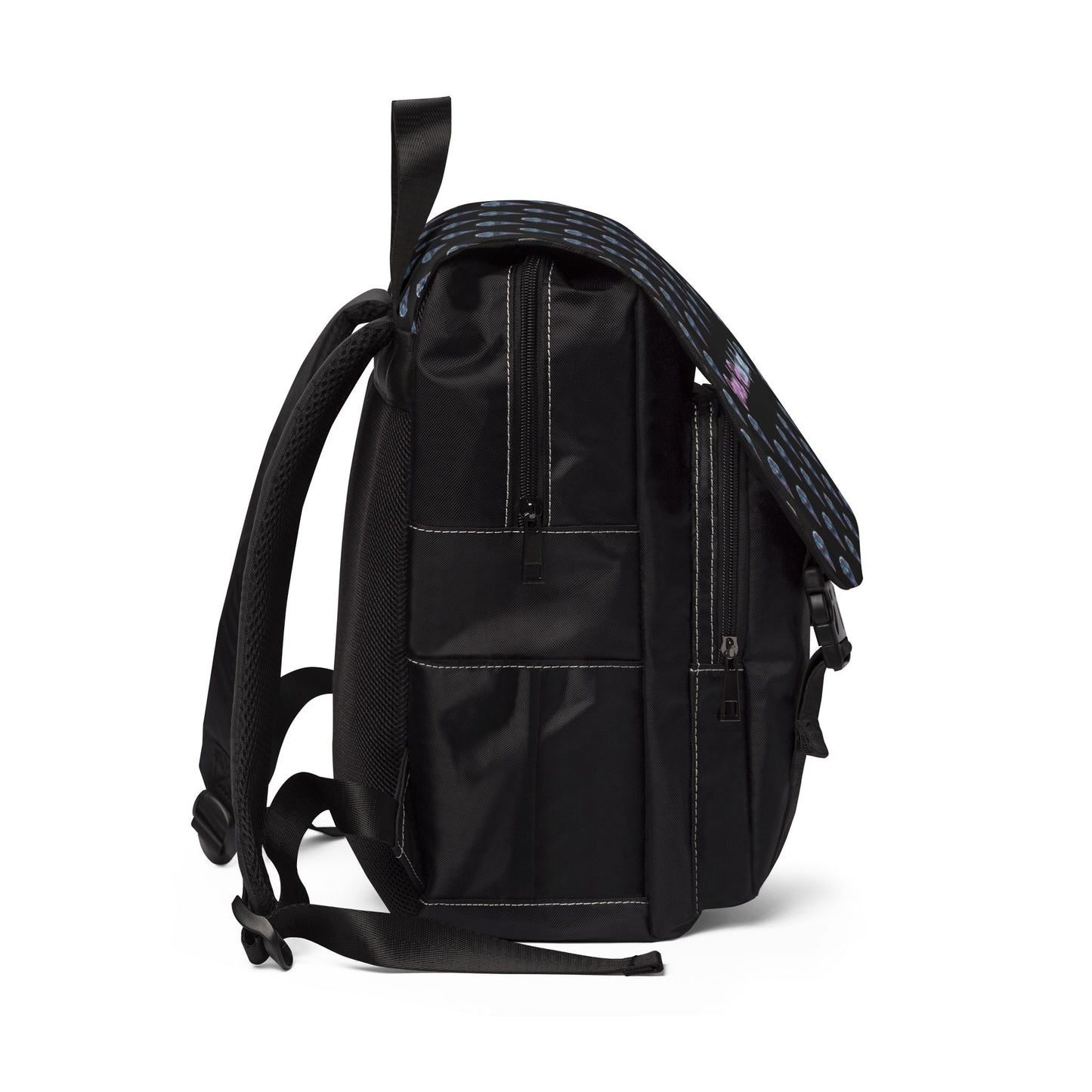 Jovee's Priceless Jewel Unisex Casual Shoulder Backpack (Black)