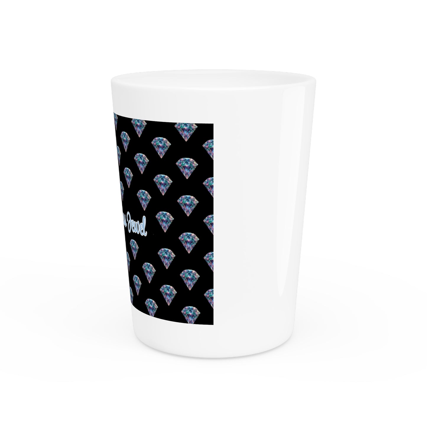 Jovee's Priceless Jewel Shot Glass (Black)