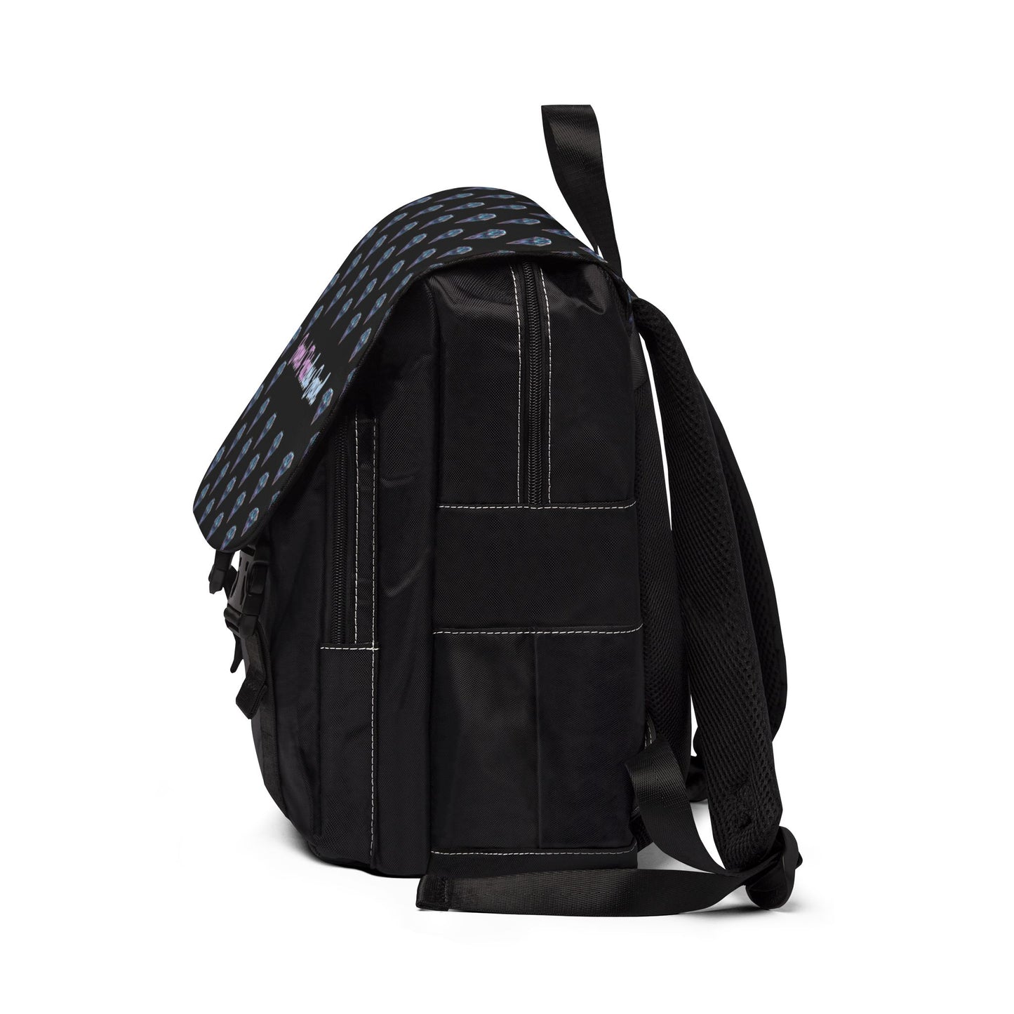 Jovee's Priceless Jewel Unisex Casual Shoulder Backpack (Black)